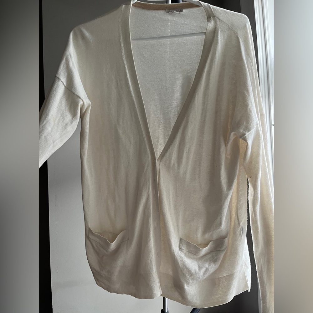 GAP cream cardigan